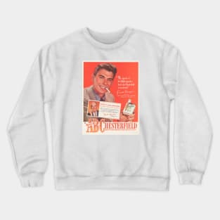 Ronald Reagan Iconic Smoking Smaller Image Crewneck Sweatshirt